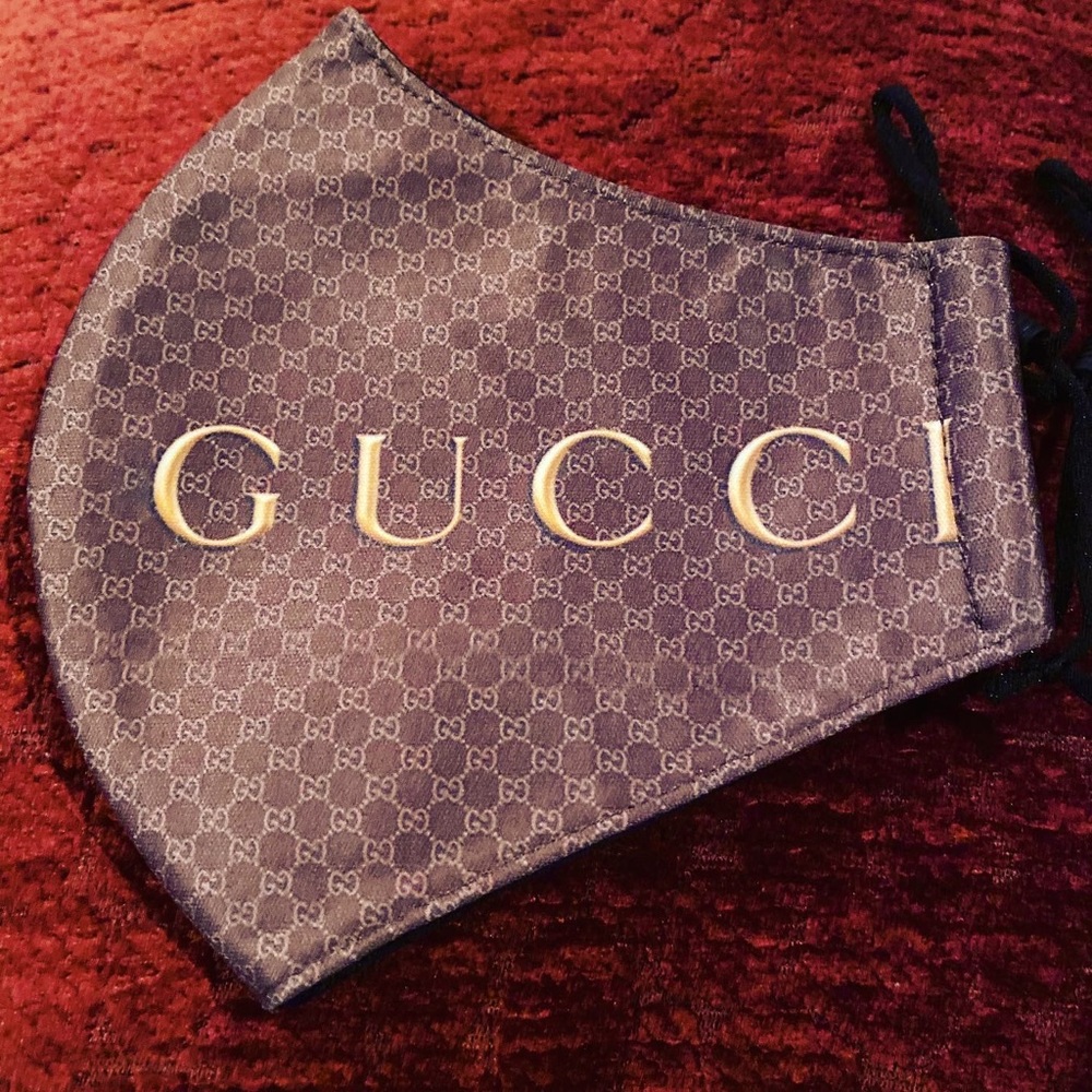 Gucci Brown Face Mask